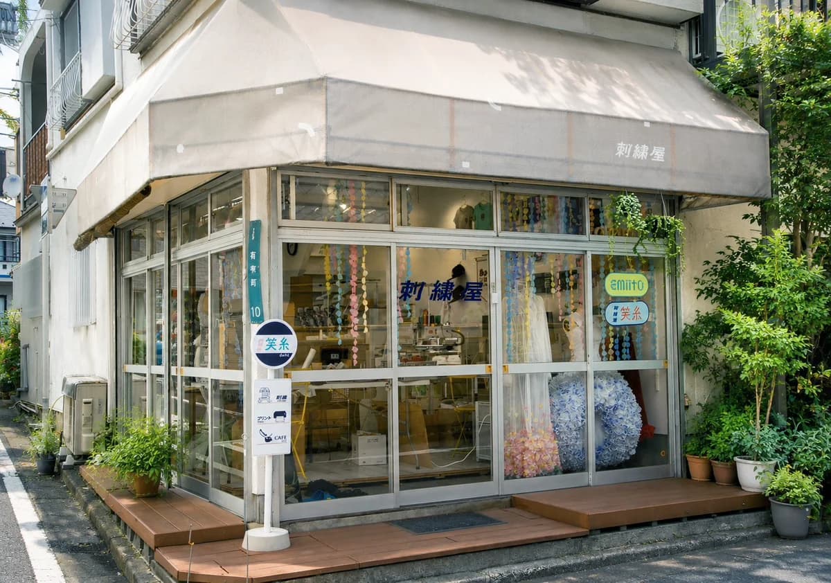 所沢アトリエの店舗外観